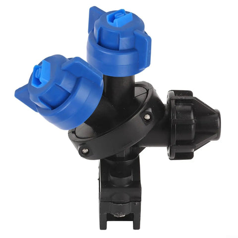 Anti Drift Spray Nozzle Set With High Pressure Fan Shaped Windproof Design For On Point Crop Spraying Drift Proof Durable Plastic 12 Pack Blue