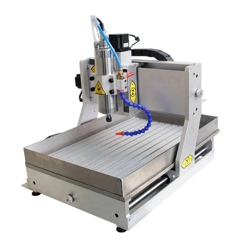 Beast 4 Axis CNC Router Engraving And Milling Machine With USB Port on table, 6090 size, 2200W power, four-axis for 3D carving
