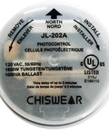 Top view of Twist Lock Photocontrol With Time Delay For Outdoor Lighting 120 Volt dusk-to-dawn sensor, UL listed, 1000VA ballast.