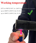 Testing the Fire Sleeve Heat Shield Three Eighth Inch ID Silicone Coated Fiberglass with lighter to show heat resistance.