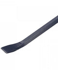 Hexagonal Connecting Bar Sleever Bar 32 Inch Steel Crowbar For Prying And Aligning With Chisel End Heavy Duty Prying Tool Built Tough From Manganese Steel Heat Treated And Electrostatic Powder Coated close-up of chisel end