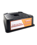 Beefy 3.3 Inch Height Trailer Jack Block for RV Camper Leveling, 16,000 lbs, 9.2 by 9.2 inch base, durable plastic design.