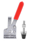 Horizontal Toggle Clamp Stainless Steel 500 Lb Holding Capacity For Welding And Positioning With Arrow Storage Case Pro Grade Heavy Duty Grip