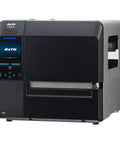 Workhorse Industrial Thermal Transfer Printer Built Like A Tank With Cast Aluminum Frame And Crisp 203 Dpi Prints For Busy Shops with front view and control panel.