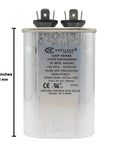 10 MFD AC Capacitor Dual Run Oval Start Capacitor 370V 440V For Air Conditioner Condenser Heat Pump And Fan Motor 10uF Tolerance 5 Percent