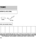 Exhaust system diagram for Chevrolet/GMC Yukon XL 2015, showing parts such as pipe clamps, gasket, and muffler connections.