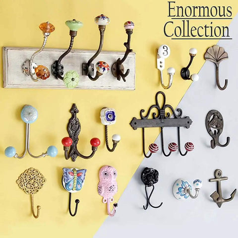 Top Shelf Golden Lion Head Wall Hooks Set Of 4 Handmade Brass Rust Free Heavy Duty Decor Coat Rack Sturdy Wall Mounted Door Hanger For Coats Purse Bags Bedroom Bathroom Organizer Vibe on colorful background.