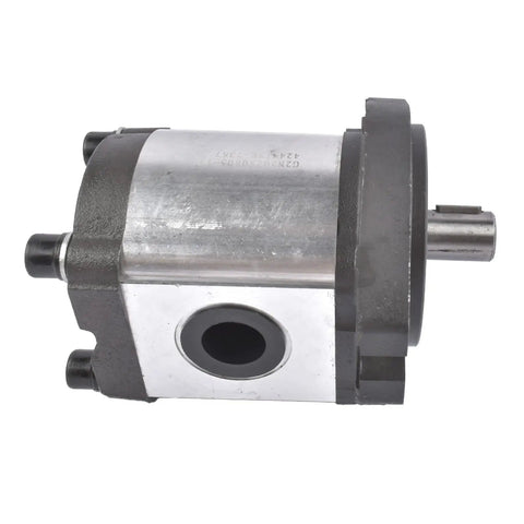 Industrial Hydraulic Gear Pump 4 To 12 GPM With 3/4 Inch Keyed Shaft Right Clockwise Cast Iron Flange SAE A 2 Inlet SAE 12 Outlet SAE 10