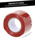 Waterproof Sealant Tape 1.5 Inch Flexible Rubberized Repair Tape For Pipes And Buckets Heavy Duty Leak Stopper, red roll view