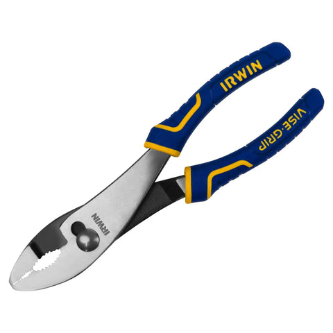 Pliers Set 8 Inch Slip Joint Workhorse With ProTouch Non Slip Grips Anti Pinch For Comfort Induction Hardened Cutting Edge Machined Jaws
