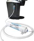 Filtered Water Refill Kit For Keurig Home Brewers with DIY valve system and reservoir attachment shown
