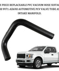 Bulletproof PCV Valve Vacuum Hose For Subaru Forester 2.5L And Crosstrek 2.0L, black rubber intake manifold tube.
