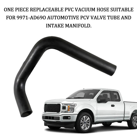 Bulletproof PCV Valve Vacuum Hose For Subaru Forester 2.5L And Crosstrek 2.0L, black rubber intake manifold tube.