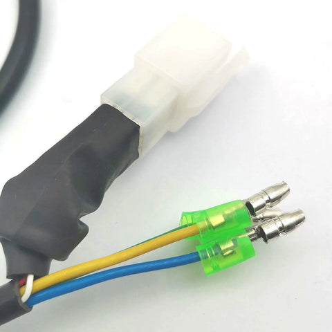 Close-up of Motor Adapter 9 Pin Extension Cable For E Bike Motor Waterproof Connector 60 Cm Length Black ABS Durable Conversion Wire