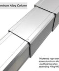 Close-up of Aluminum Alloy Column for Automatic Electric Table Lift For RV Dinette With Folding Legs And Wireless Remote Control.