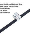 Two Belt Timing Replacement Kit For BambuLab P2S X And Y Axis Non Slip 2GT Rubber Drive Belts 7mm Wide 1444mm Long Spare 3D Printer Accessories To Get Your Printer Back In Action And Smooth Running, black toothed belt and metal pulley
