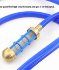 Brass Heavy Duty Inlet Filter For Hose With Three Quarter Inch And One Half Inch Barbs Stainless Steel Screen And Nylon Frame Water Pump Filter
