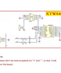 Circuit diagram for Ultra Compact Mini 3W Plus 3W DC 5V Audio Amplifier Module With Potentiometer