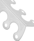 Close-up of silver vintage alloy corner guard from Heavy Duty Metal Corner Protectors Set For Jewelry Boxes Tables And Trunks Easy Install Antique Edge Guards Vintage Alloy Corner Guards To Shield Daily Wear And Tear With Classic Retro Style.