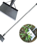 Heavy Duty Garden Cleaning Shovel With 56.5 Inch Adjustable Handle For Snow Removal, Sidewalk Scraping, Weeding, and Digging