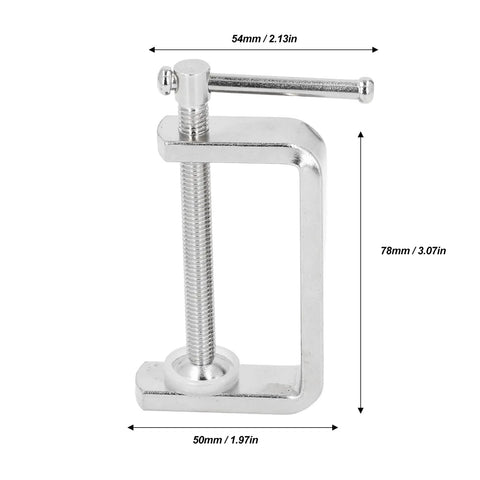 Beefy 2 Pack C Clamp Set Heavy Duty Wide Jaw 304 Stainless Steel For Woodworking Metalworking And DIY Repairs With A Strong Firm Grip And Reliable Performance, 78mm view