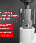 1 Pc Portable Electric Pipe Threading Tool Kit For 1/2 And 3/4 Inch PVC Plastic Pipes Durable Re threading Adapter compatible with drills