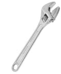 Heavy Duty 8 Inch Adjustable Wrench With Ergonomic Comfort Grip, Extra Wide Jaw, High Carbon Steel For Industrial Use