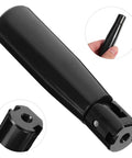 Heavy Duty Black Bakelite Folding Swivel Crank Handle For Machines close-up of crank handle with attachment details
