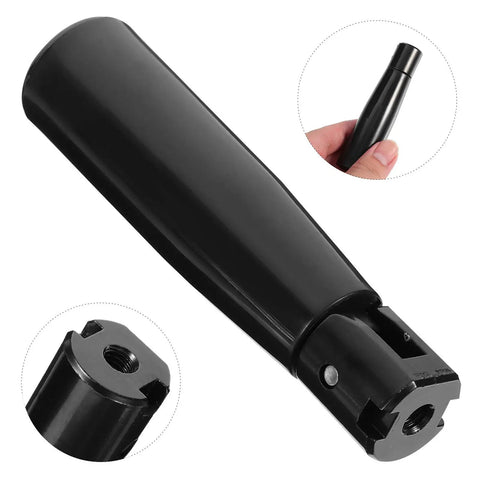 Heavy Duty Black Bakelite Folding Swivel Crank Handle For Machines close-up of crank handle with attachment details
