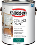 Interior Latex Ceiling Paint White Flat Finish 1 Gallon Ready Mixed Ceiling Coating With Excellent Hide Spatter Resistant