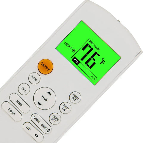 Universal Infrared Remote Control With Wall Mounting Bracket Easy Plug And Play Setup For Ductless Mini Split Air Conditioner Solid Replacement For Custom Home Systems No Hassle Operation Quick Swap Design