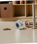 Heavy Duty Stainless Steel Sliding Door Rollers U Groove Caster Wheels With Smooth Glide Track Pulley Bearings on countertop.