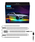 Car Underglow Lights RGBIC Kit With 16 Million Colors And 45 Scene Modes, App Control And Music Sync, light strips and packaging