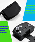 No Open Glass Door Hinge for Bookcases and Cabinets, 90 Degree Zinc Alloy Clip Hinge, detachable, showing features and materials