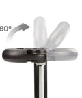 11 Inch Basin Wrench With 180 Degree Pivoting Head For Reaching Tight Nuts On Faucets Valves And Drains Spring Loaded Jaw