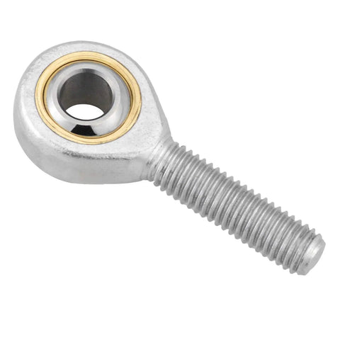 4 Pack 6mm Rod End Bearing With M6x1 Right Hand Thread Metric Outer Thread Joint Self Lubricating Heavy Duty Rod End 14 Degree Misalignment 6mm rod end bearing