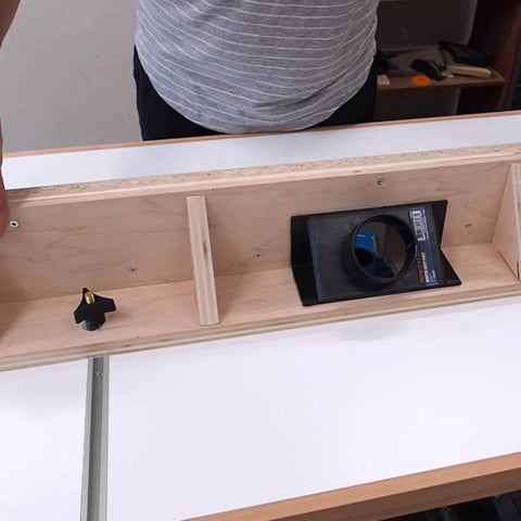 12 Inch Aluminum T Track Rails Set Of 2 With Double Cut T Slot for woodworking jigs on a wooden surface with screws