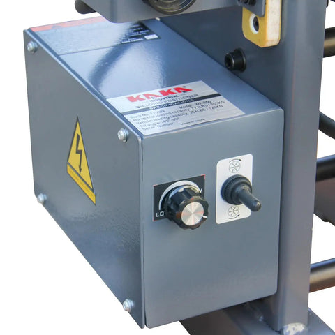 Control panel of Built Like A Tank Welding Positioner Offering 771 Pound Horizontal Capacity and No Hassle 110V Single Phase Rotation.