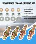 Beefed Up Car Door Hinge Roller Pin And Bushing Repair Kit for truck and SUV doors, includes flat washers and nuts