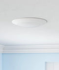 Ceiling with installed 4 Pack LED Downlights With Junction Box 6 Inch Recessed Ceiling Lights 14W Dimmable 100W Equivalent 1000 Lumen Warm White 3000K