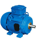 Industrial Three Phase AC Induction Motor 15Kw 15000W High Efficiency Beast With Universal Base Mount, blue motor design.