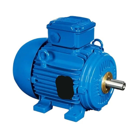 Industrial Three Phase AC Induction Motor 15Kw 15000W High Efficiency Beast With Universal Base Mount, blue motor design.