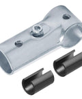 Ten Sets T Pipe Clamp Connectors Tee Clamps for 3/4 Inch EMT Conduit Direct Fit, Bolts and Nuts Included, Low Carbon Steel, Electro Galvanized Finish