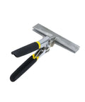 Heavy Duty 6 Inch Sheet Metal Bender Pliers with Straight Head for Roofing and Metalwork, durable steel tool for flattening and shaping.