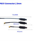 Ultra Light 3 Pack 5.8 GHz UFL Dipole FPV Antenna Set 0.5g Each 2 dBi Omnidirectional For Mobula7 Mobula7 HD 47mm 60mm 75mm
