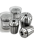 Snag This Pro Grade Spring Collet Set With Tight Tolerances For Precision CNC Work, includes ER11 to ER32 collets in alloy steel.