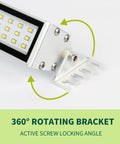 LED Machine Light 40W Explosion Proof CNC Work Light 110-220V IP67 Waterproof With 3 Row LED Beads showing adjustable bracket