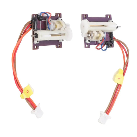 Precision Linear Digital Servo Actuator For Lightweight Rc Airplanes And Drones Featuring Premium Abs Housing twin pack with 50mm wires.