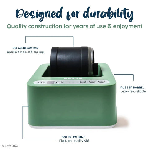 Rock Tumbler And Tumbling Machine Mint Green 3 Speed Direct Drive With 9 Day Timer And Quiet Cooling Motor Indoor Polisher Kit