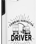 Combine Harvester Driver Case For Smartphone Threshing Harvesting Machine Farm Theme Protective Cover on phone case